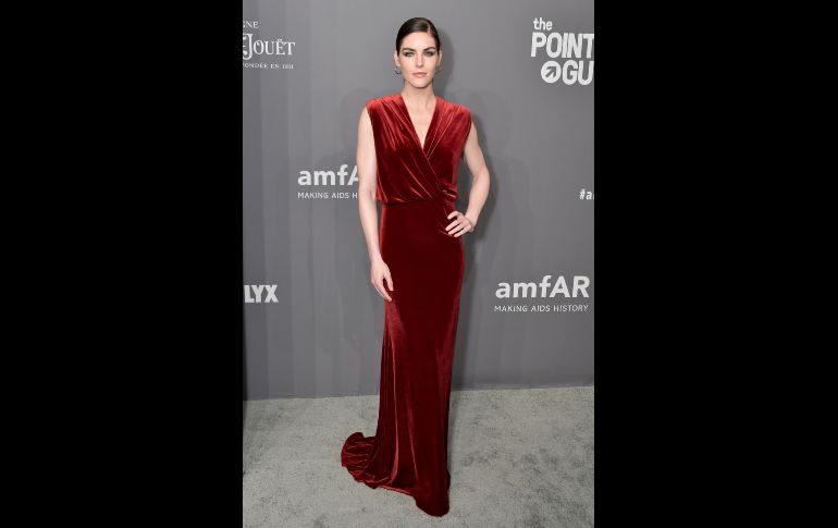 La modelo Hilary Rhoda.