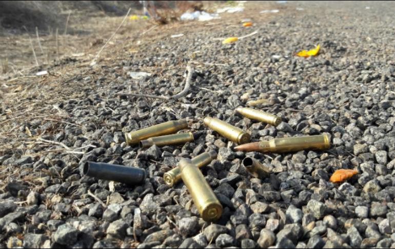 En el sitio quedaron varios cascajos de calibre de arma corta. AP / ARCHIVO