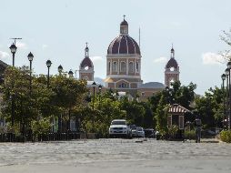Vista este jueves de la Catedral de Granada, en Nicaragua. La crisis sociopolítica del país ha golpeado 