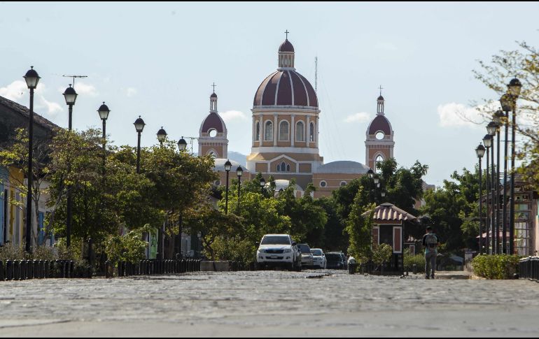 Vista este jueves de la Catedral de Granada, en Nicaragua. La crisis sociopolítica del país ha golpeado 