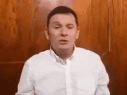 Este miércoles, en un video grabación, Parada Vázquez, denunció una presunta persecución política en su contra. TWITTER