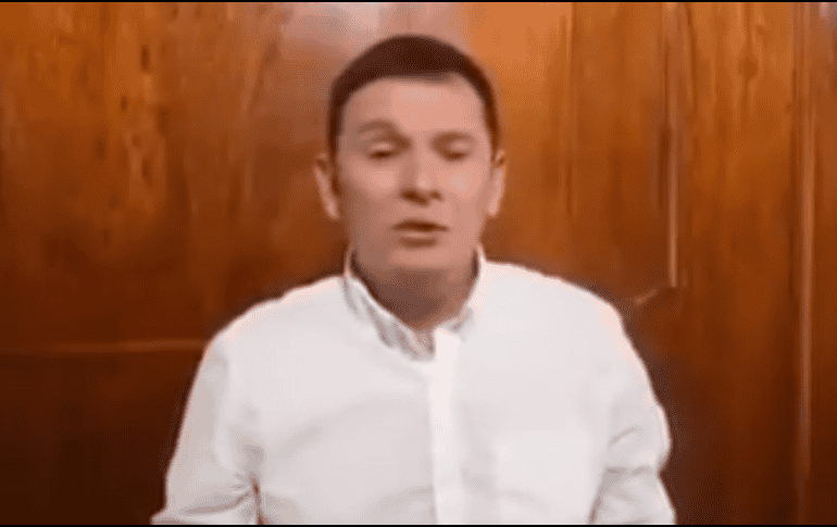 Este miércoles, en un video grabación, Parada Vázquez, denunció una presunta persecución política en su contra. TWITTER