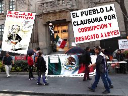 Este viernes en su conferencia de prensa matutina, el Presidente pidió a los manifestantes que levantaran su protesta. SUN/D. Sánchez