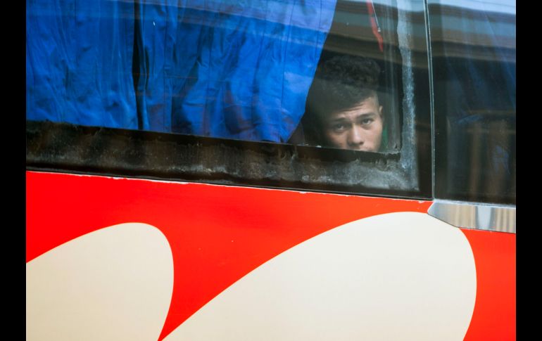 Un grupo de unos 40 centroamericanos aceptaron el retorno voluntario a su país.