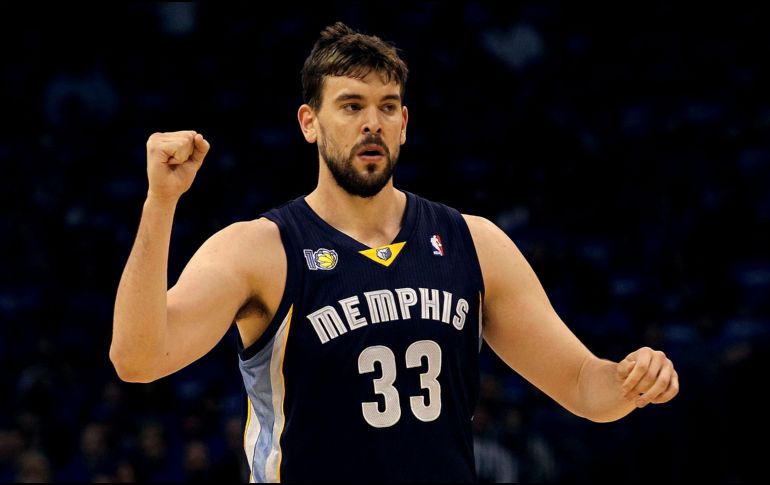 Marc Gasol se convirtió en el referente de los Grizzlies de Memphis. AFP/Archivo