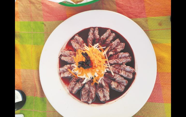 Aguachile de jamaica