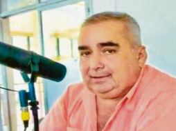 Jesús Ramos, conductor de un noticiero de radio en Tabasco. ESPECIAL