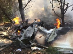 Desplome de avioneta en Atizapán deja dos muertos