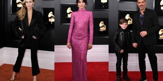 Glamour y controversia desfilan en la alfombra roja de los Grammy