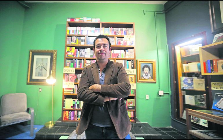 Cristian Zermeño, cabeza del nuevo espacio literario. EL INFORMADOR / F. Atilano