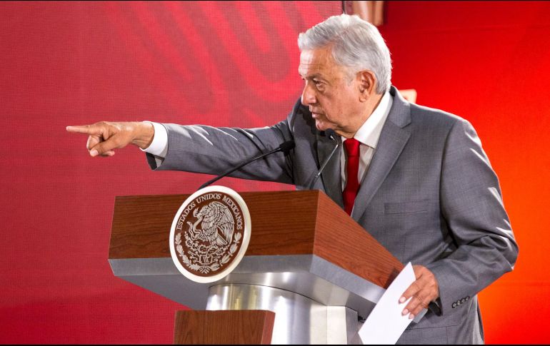 López Obrador acusa que hay siete contratos para gasoductos y CFE tiene que pagar aunque no reciban producto. NTX / J. Pazos