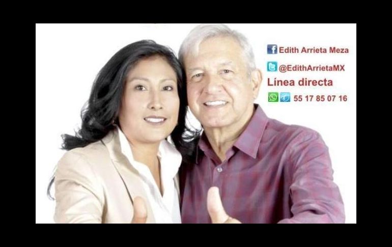 Arrieta Meza aspiró por Morena a ser diputada local del distrito XXXIV de Milpa Alta-Tláhuac en las elecciones federales de 2015. ESPECIAL
