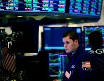 El promedio industrial Dow Jones avanzó 117 unidades, hasta alcanzar los 25 mil 543 enteros. AFP/J. Eiselle
