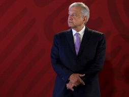 López Obrador agradeció a la sociedad mexicana su apoyo en los momentos difíciles de abasto de gasolina. NTX / O. Ramírez