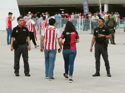 La autoridad estará al pendiente en el estadio y sus alrededores para evitar incidentes. EL INFORMADOR