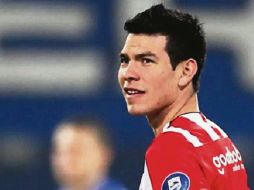 El mexicano está lejos de su nivel, después del golpe en la cabeza de hace tres semanas. @PSV