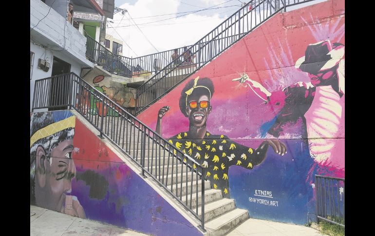 A través de los graffitis se cuenta la historia de la Comuna 13.
