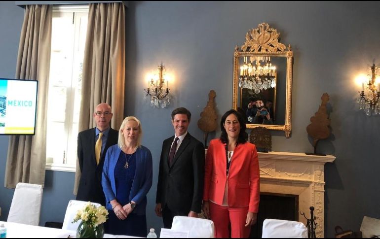 La Misión Económica de Bélgica a México, que se llevará a cabo Del 16 al 24 de febrero, es encabezada por la Princesa Astrid de Bélgica (de azul). TWITTER/evrara