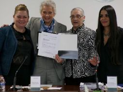 Nadine Gasman Zylbermann, María Candelaria Ochoa Ávalos y Patricia Olamendi Torres conforman la terna. TWITTER/@inmujeres