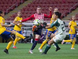 Tigres se mantiene en la cima del Grupo Dos, mientras que Chivas es quinto lugar. TWITTER/@LIGAMXFemenil