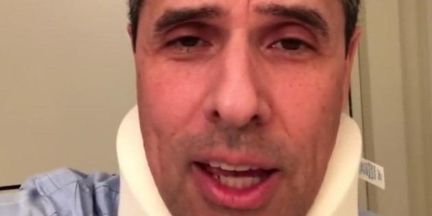 Marco Antonio Regil sufre accidente automovil&iacute;stico