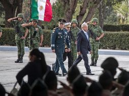 En su última reunión, López Obrador y Enrique Alfaro acordaron que mil 200 militares patrullarían la ZMG y otros 600 la región de Los Altos. SUN/G. Espinosa