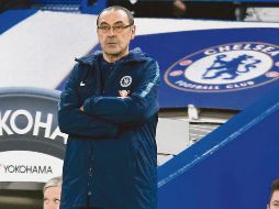 La afición del Chelsea no está contenta con el paso de su equipo bajo el mando del italiano. AFP