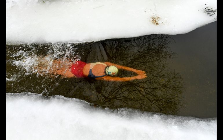 Una integrante del club de las 