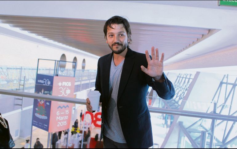El actor mexicano, durante su visita al FICG, en la edición celebrada en 2015. EL INFORMADOR