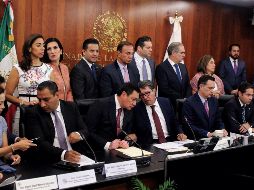 El Senado alcanza los acuerdos necesarios para la aprobación del dictamen que crea la Guardia Nacional. EFE / M. Hartz