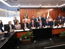 Los grupos parlamentarios del Senado anunciaron este jueves que lograron un “acuerdo por unanimidad” para avalar la Guardia Nacional. TWITTER / @senadomexicano