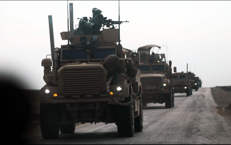 La partida de los soldados estadounidenses tendría lugar en las próximas semanas. AFP/D. Souleiman