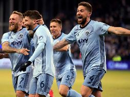 Ilie Sanchez, al minuto '72, anotó el tercer gol con el que Sporting de Kasas City selló su victoria. AP/O. Wagner