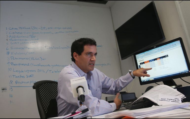 Juan Partida Morales, secretario estatal de Hacienda. En total, Jalisco debe 19 mil 791 millones de pesos; analizan renegociar “bono cupón cero”. EL INFORMADOR/Archivo