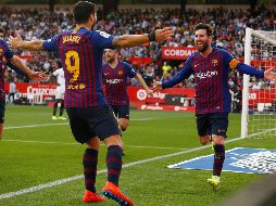 El marcador coloca al Barcelona como líder con 57 unidades y se aleja a 10 puntos del  Atlético de Madrid, quien se encuentra en segundo lugar. REUTERS / M. Del Pozo