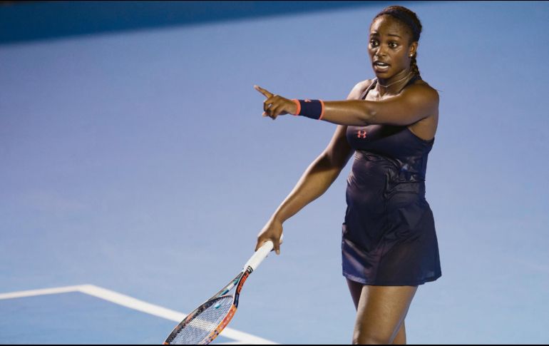 Sloane Stephens debutará ante la francesa Pauline Parmentier. MEXSPORT