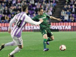 Diego Lainez fue titular, mientras que Andres Guardado entró de cambió al minuto 35. @REALBETIS