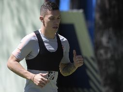 Uribe no podrá ver acción este martes cuando las Águilas reciban a Pachuca en los octavos de final de la Copa MX, sino hasta que retome su condición física. MEXSPORT / A. Macías