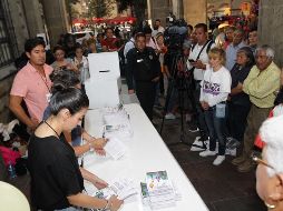 El Presidente afirma que 59.5% de los casi 56 mil votantes sufragó a favor de la planta. NOTIMEX/G. Granados