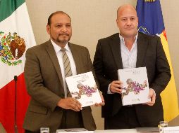 El titular de la Comisión Estatal de Derechos Humanos Jalisco (CEDHJ), Alfonso Hernández Barrón, presentó en Casa Jalisco su informe de actividades