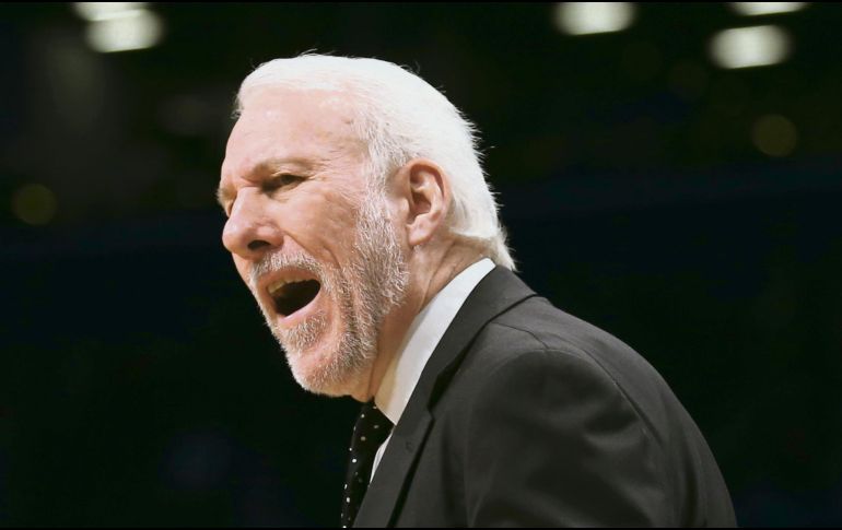 Gregg Popovich, entrenador de los Spurs de San Antonio, buscará que Estados Unidos asegure su sitio en Tokio 2020. REUTERS / N. Sweet