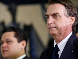 El presidente brasileño Jair Bolsonaro llega a una sesión del Congreso Nacional en Brasilia. REUTERS/A. Machado