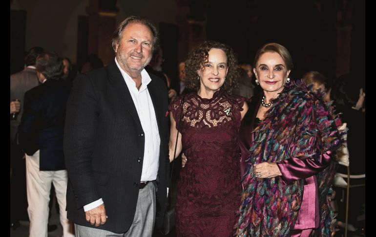 Roberto Jenkins, Alejandra Lerdo de Tejada y Lorenza Dipp.