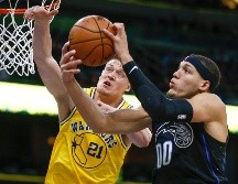 Aaron Gordon colaboró con 22 puntos y 15 rebotes. AP / R. Matay