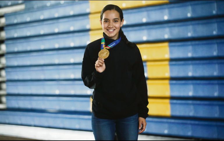 Paula Fregoso obtuvo oro en los pasados Juegos Centroamericanos de Barranquilla 2018. EL INFORMADOR / F. Atilano