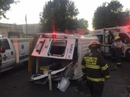 Por el accidente no hubo heridos de gravedad. ESPECIAL / Bomberos de Guadalajara