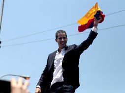 Rodríguez destaca que Guaidó es un venezolano que conspira con gobiernos extranjeros para derrocar a un gobierno constitucional (el del presidente Nicolás Maduro). EFE / R. Hernández