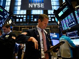 El NYSE Composite se sitúa en 12 mil 638.19 unidades. AFP / ARCHIVO
