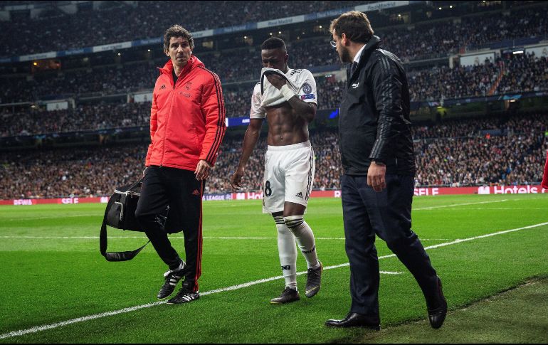 El extremo se lesionó en la goleada que le endosó el Ajax al Real Madrid en la vuelta de octavos de final de la Champions League, que dejó fuera a los merengues de la competición continental. EFE / R. Jiménez