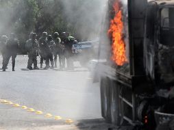 En los últimos días se han registrados bloqueos luego de que fuerzas federales implementaran un operativo para desarticular el cártel de Santa Rosa de Lima. REUTERS / S. Maldonado